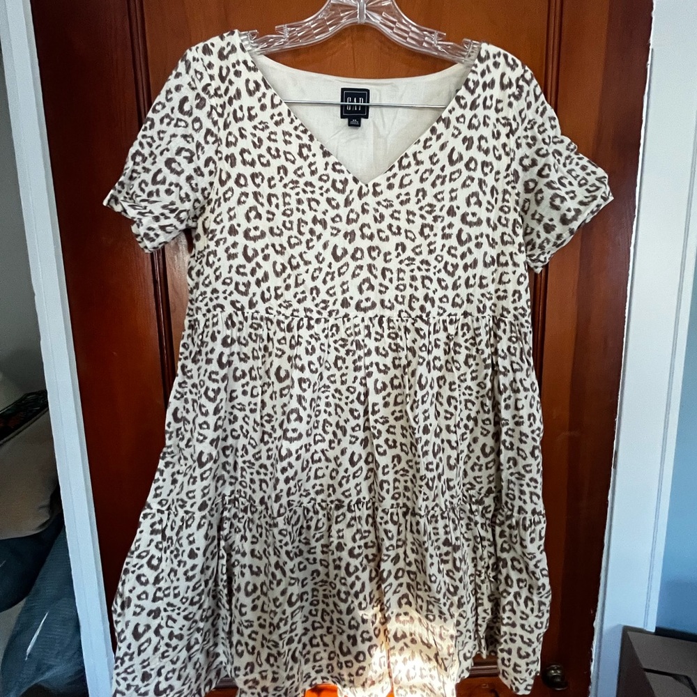 GAP Leopard Print Dress - XS petite